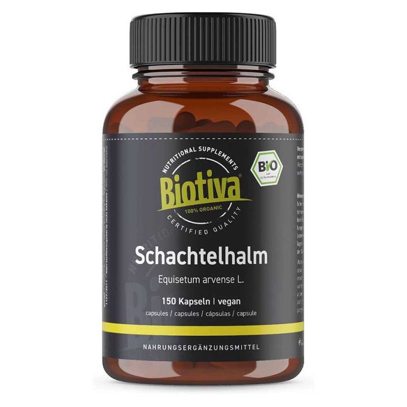 Biotiva Bio Přeslička rolní 150 kapslí