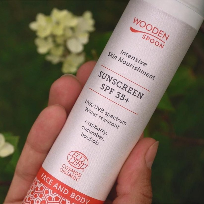 Opaľovacie mlieko na telo a tvár SPF 35+ Wooden Spoon 100ml