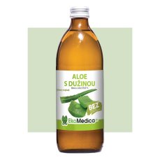 EkoMedica Aloe s dužinou 99.8% přírodní šťáva, 500 ml