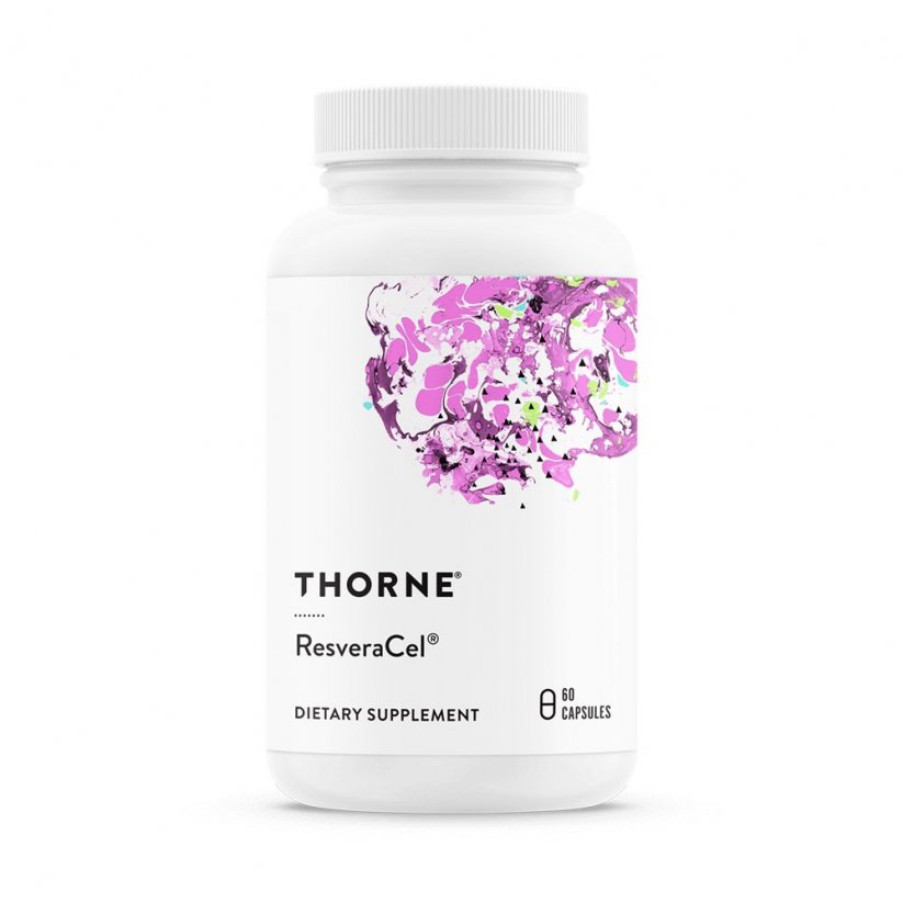 Thorne Research, ResveraCel®, nicotinamide riboside NAD+ NIAGEN, 60 kapsúl