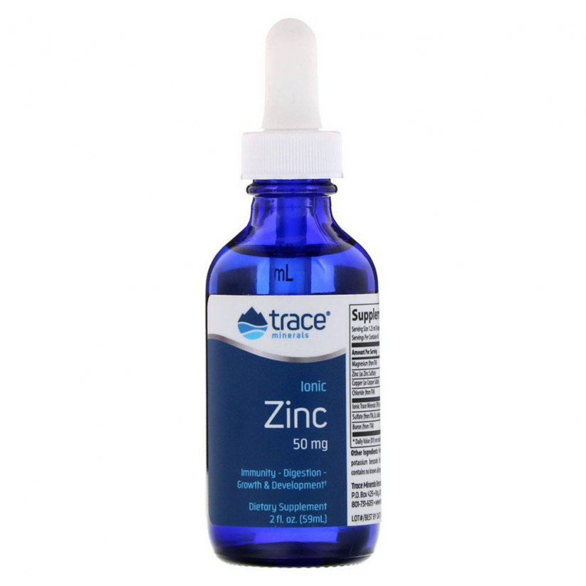 Trace Minerals Research Ionic Zinc iontový zinek 50 mg, 59ml