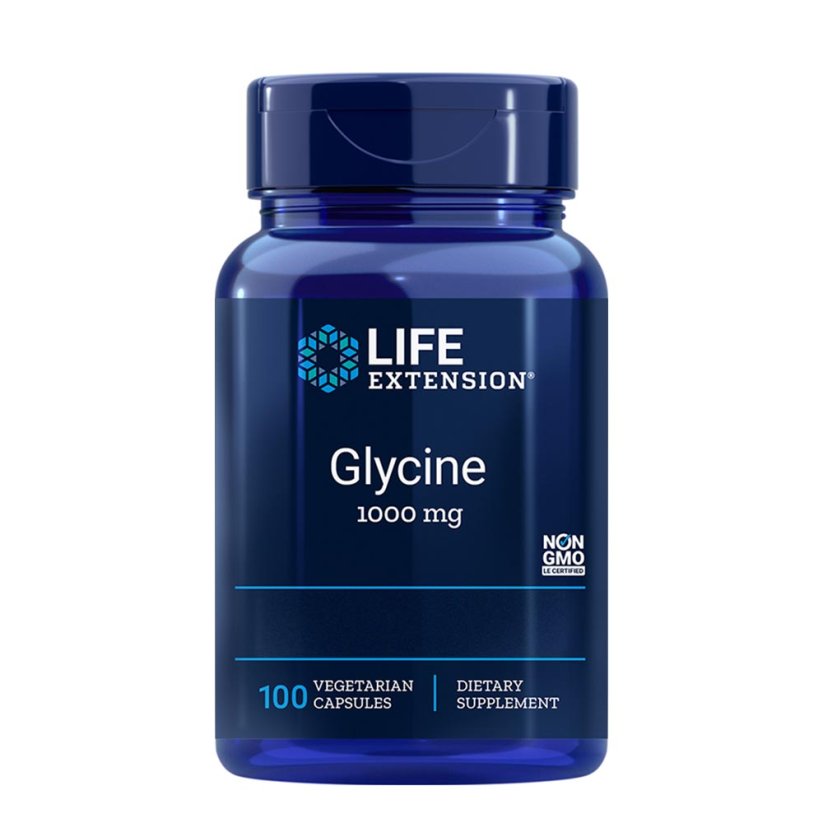 Life Extension Glicin 1000 mg, 100 kapsula