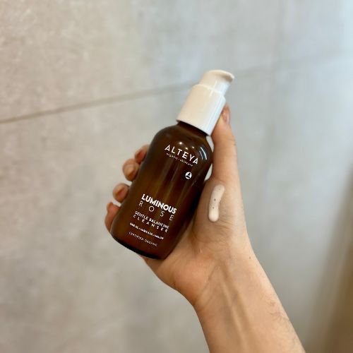 Nježno harmonizirajući losion za kožu Luminous Rose Alteya Organics 120ml