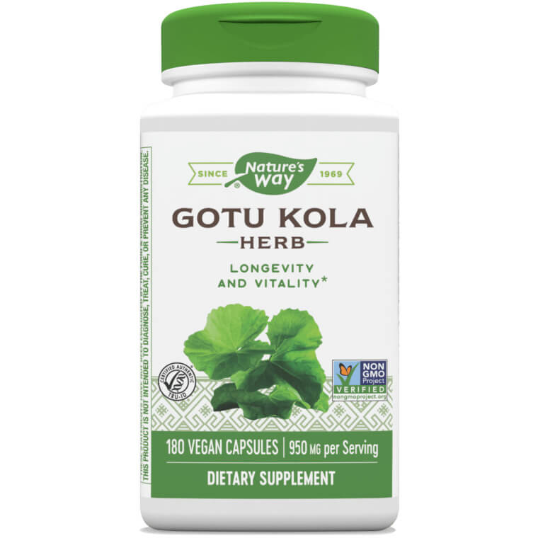 Nature's Way Gotu Kola 475 mg, 180 kapslí