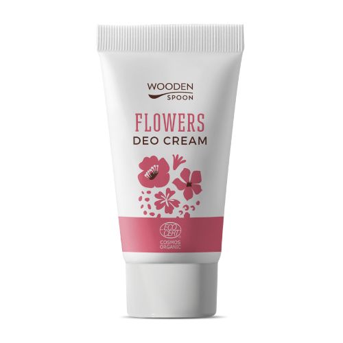 Flowers organski kremasti dezodorans s inovativnim aplikatorom Wooden Spoon 40 ml