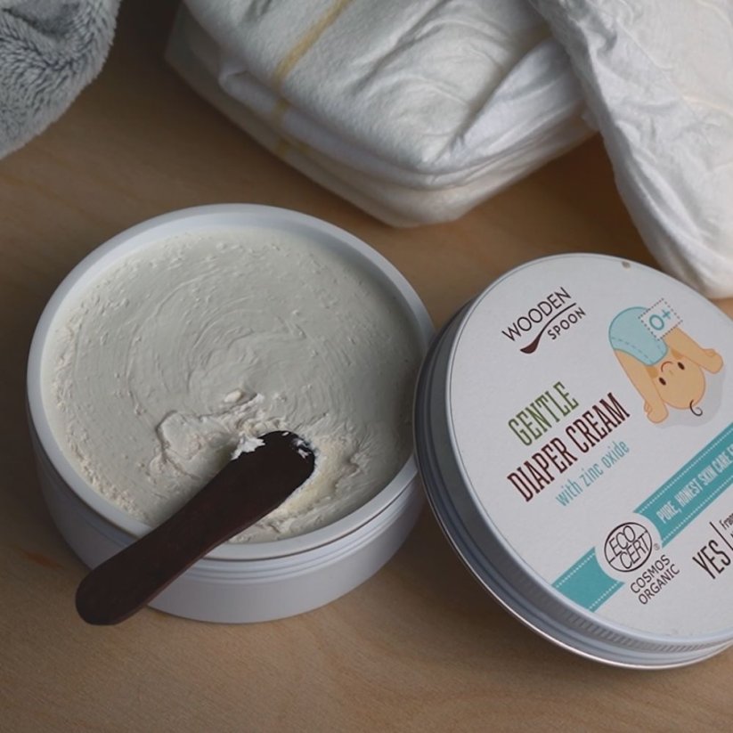 Organski maslac s cinkom za umirenje kože i protiv afti Wooden Spoon 100 ml