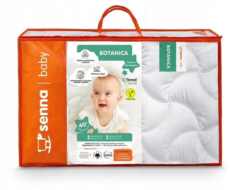 Senna Baby dječji poplun i jastuk BOTANICA Tencel 100x135