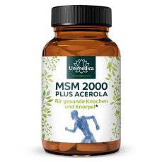 Unimedica MSM 2000 mg + Vitamin C z aceroly 365 tablet