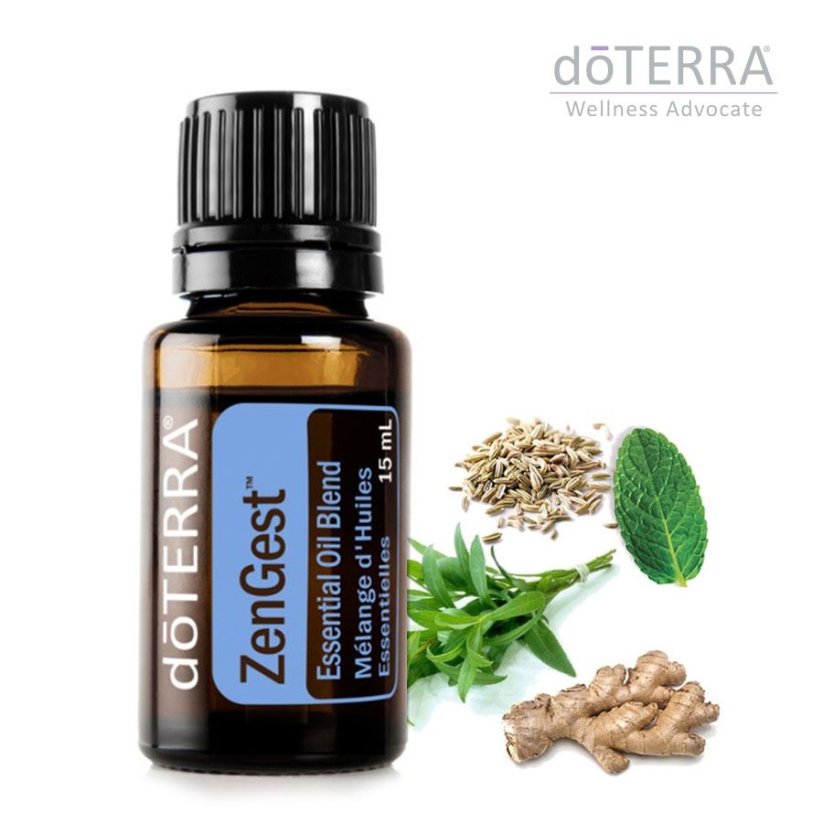 Esenciálna zmes doTERRA, ZenGest, na trávenie, 15 ml