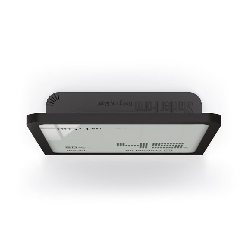 Higrometar s termometrom i satom Stadler Form Selina Black