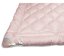 Inter-Widex prošívaná luxusní celoroční přikrývka s ovčí vlnou Merino 135x200 růžová prošívání