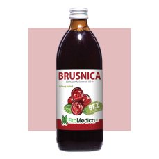 EkoMedica 100% sok brusnica, 500 ml