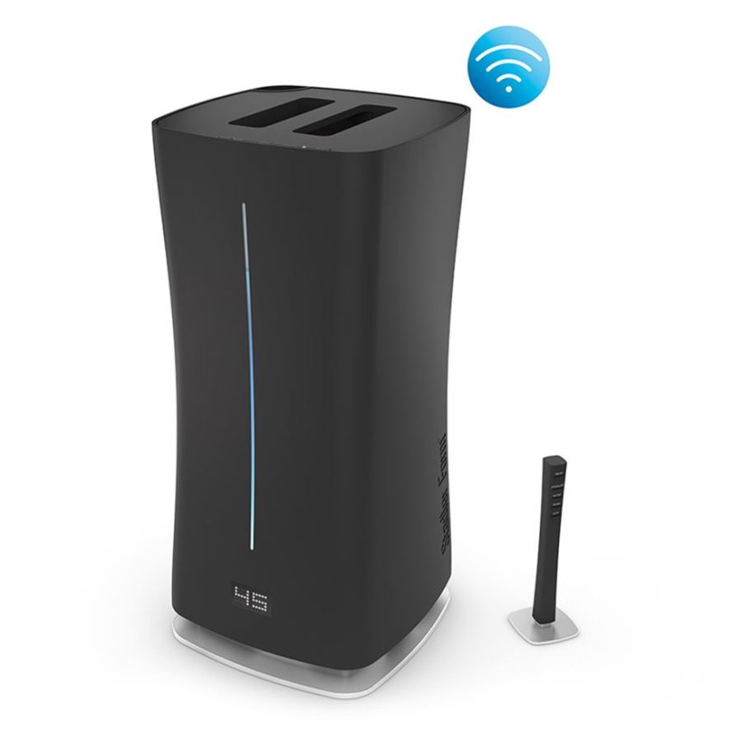 Ultrazvučni ovlaživač zraka Stadler Form Eva Smart Black s Wi-Fi