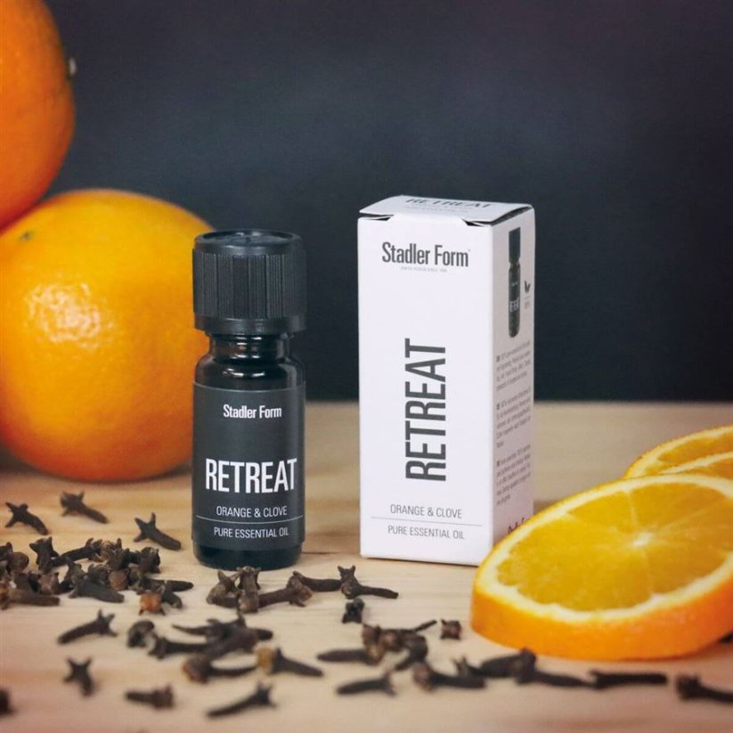 Esenciální olej do aroma difuzéru Stadler Form Retreat, zahřeje a zvedne náladu, 10 ml