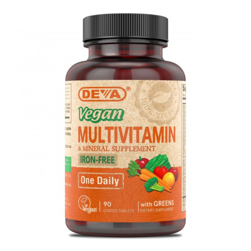 Deva Nutrition Multivitamín a Multiminerál bez železa 90 tabliet