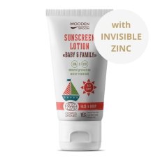 Losion za tijelo za sunčanje u tubi Baby & Family SPF 50 Wooden Spoon 150 ml