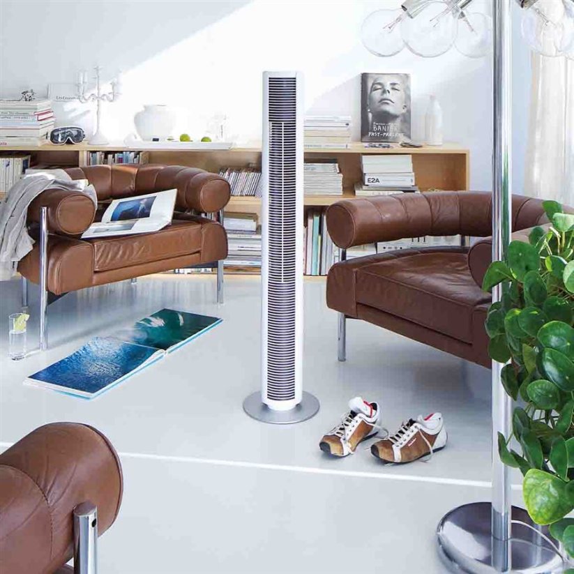 Podlahový sloupový ventilátor Stadler Form Peter Leatherette