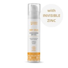 Opalovací mléko na obličej a tělo se suchými oleji SPF 35+ Wooden Spoon 100ml