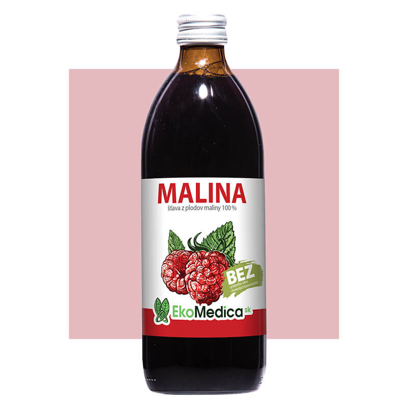 EkoMedica Malina 100% prirodni sok, 500 ml