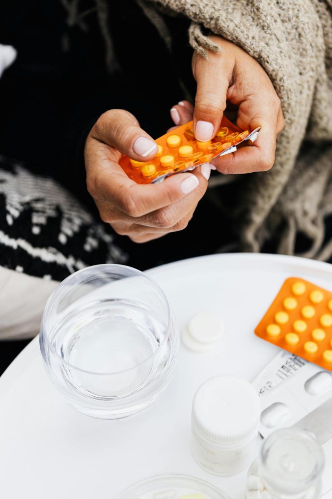 Zapíjení vitamínů vodou